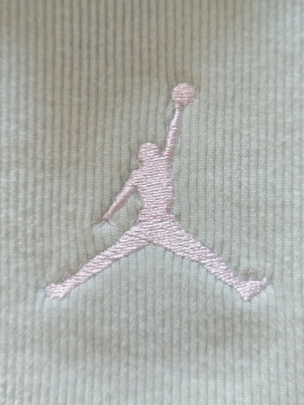 Jordan Mint Ribbed Racerback Crop Tank - Picture 3 of 8